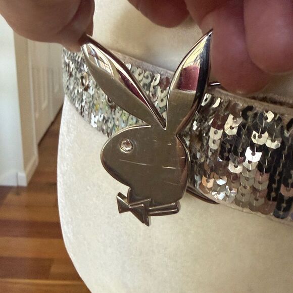 Vintage PLAYBOY Bunny sequin belt - Picture 10 of 10